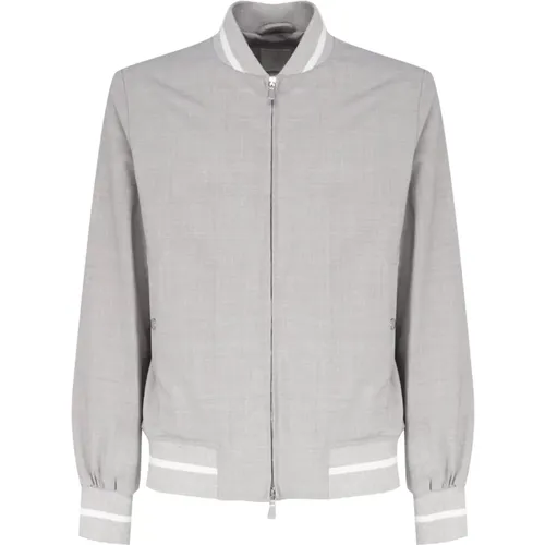 Coats Grey , male, Sizes: L, XL - Eleventy - Modalova