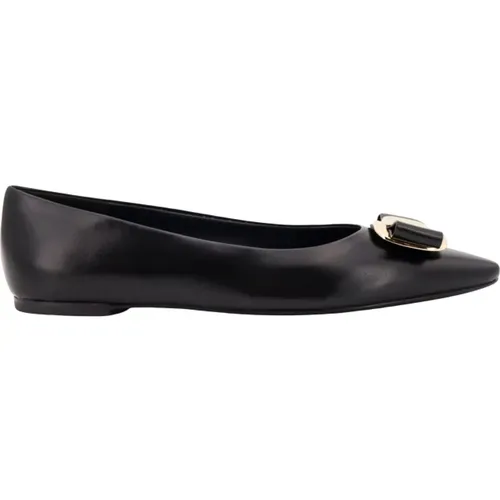 Leather Ballerina Shoes , female, Sizes: 4 1/2 UK, 6 1/2 UK, 5 UK, 4 UK - Salvatore Ferragamo - Modalova