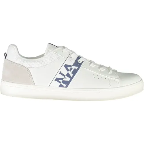 Lace-Up Sneakers with Logo Accent , male, Sizes: 8 UK, 6 UK, 9 UK, 7 UK, 12 UK, 11 UK, 10 UK - Napapijri - Modalova