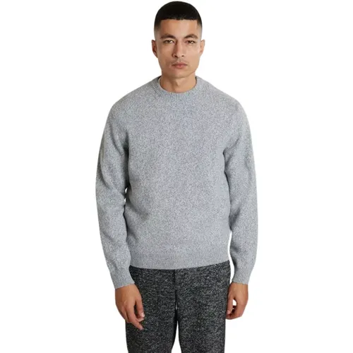 Thick Round-Neck Jumper in Geelong Wool , male, Sizes: XL, M, S, L - L'Exception Paris - Modalova