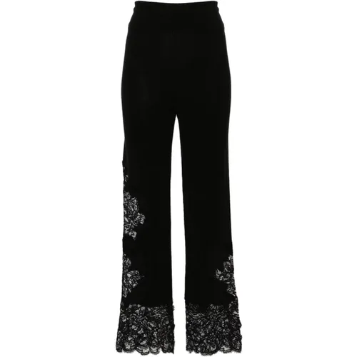 Schwarze Stylische Hose - Ermanno Scervino - Modalova