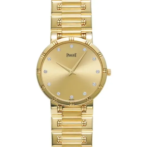 Pre-owned Gold watches , male, Sizes: ONE SIZE - Piaget Pre-owned - Modalova