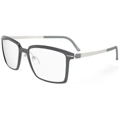 Infinity View Eyewear Frames Grey , unisex, Sizes: 52 MM - Silhouette - Modalova