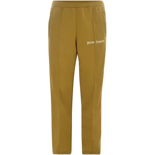 Polyester Trousers with Drawstring Waist , male, Sizes: XL - Palm Angels - Modalova