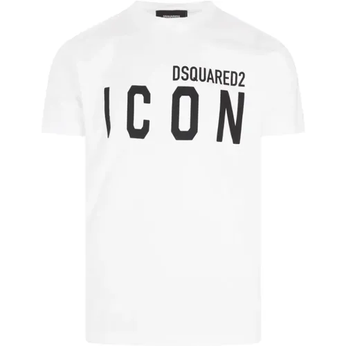 Cool Iconic Tee , male, Sizes: 2XL, 3XL, XL, M, S - Dsquared2 - Modalova