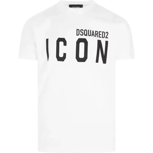 Cooles Ikonisches T-Shirt , Herren, Größe: 2XL - Dsquared2 - Modalova