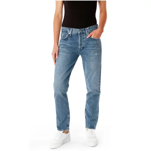 Emerson Cropped Slim Fit Boyfriend Jeans , Damen, Größe: W25 - Citizens of Humanity - Modalova