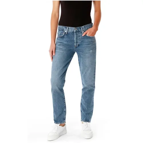 Emerson Cropped Slim Fit Boyfriend Jeans , Damen, Größe: W27 - Citizens of Humanity - Modalova