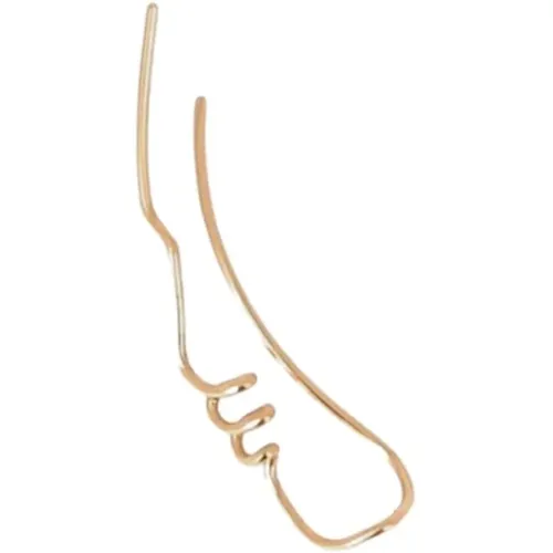 Orpheus Profile Gold Earcuff Earring , female, Sizes: ONE SIZE - Atelier Paulin - Modalova