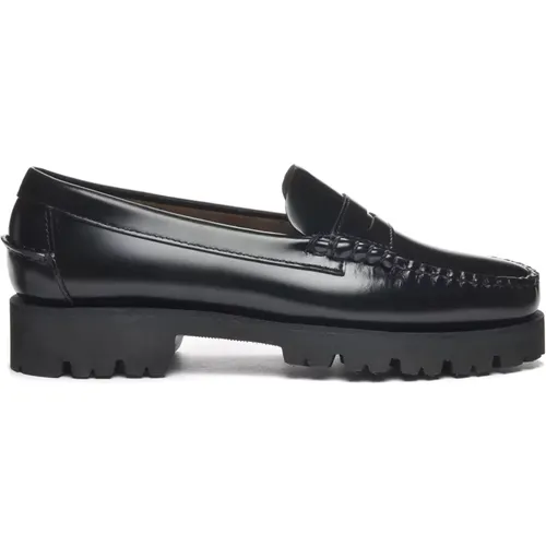 Leather Flat Shoes for Winter Season , female, Sizes: 6 UK, 4 1/2 UK, 3 1/2 UK, 3 UK, 5 1/2 UK, 4 UK, 7 UK, 5 UK - Sebago - Modalova