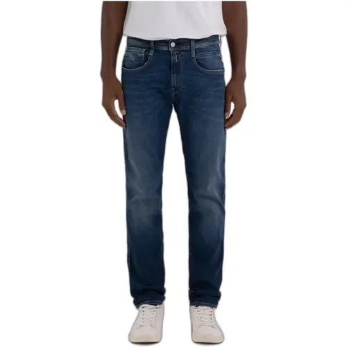 Slim-fit Jeans , Herren, Größe: W30 L32 - Replay - Modalova