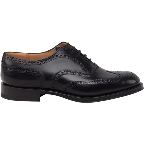 Burwood Oxford Brogue Shoes , male, Sizes: 6 1/2 UK, 9 UK, 7 UK, 8 UK, 10 UK, 8 1/2 UK, 6 UK, 7 1/2 UK - Church's - Modalova