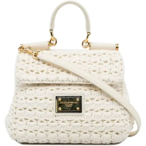 Pre-owned Knit handbags , female, Sizes: ONE SIZE - Dolce & Gabbana Pre-owned - Modalova