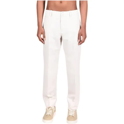 Cotton Linen Blend Casual Trousers , male, Sizes: 2XL, S, 3XL, XL, L, M - Seafarer - Modalova