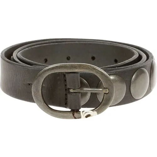 Belt With Round Studs , male, Sizes: M, XL - Massimo Alba - Modalova