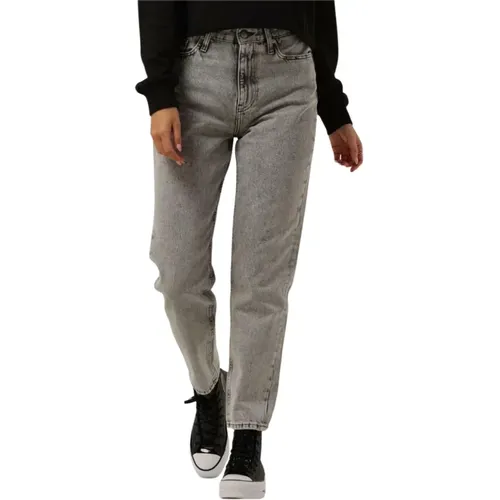 Mom Jeans Grau Hohe Taille - Calvin Klein - Modalova