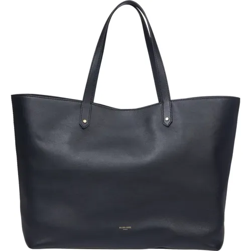 Leather Shopper Bag , female, Sizes: ONE SIZE - Golden Goose - Modalova