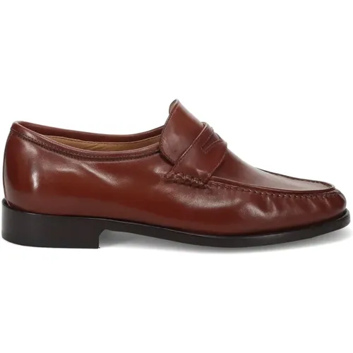 Leather Tubular Moccasin , male, Sizes: 10 UK, 8 UK, 7 UK, 7 1/2 UK, 9 UK, 8 1/2 UK - Calpierre - Modalova