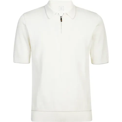 Klassisches Polo-Shirt für Männer , Herren, Größe: M - Eleventy - Modalova