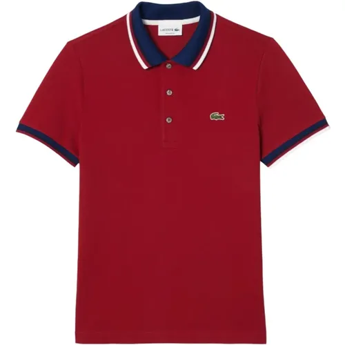 Rote T-Shirts und Polos , Herren, Größe: XL - Lacoste - Modalova
