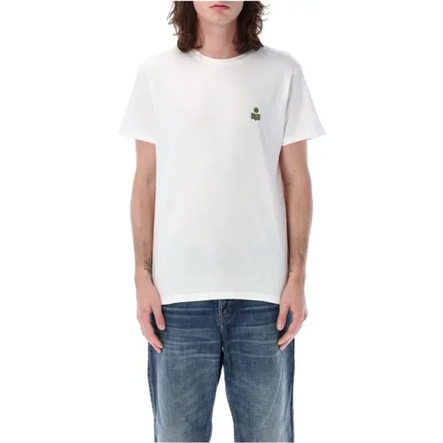 Mens Clothing T-Shirts Polos Khaki/ Ss24 , male, Sizes: L, XL, M, S - Isabel marant - Modalova