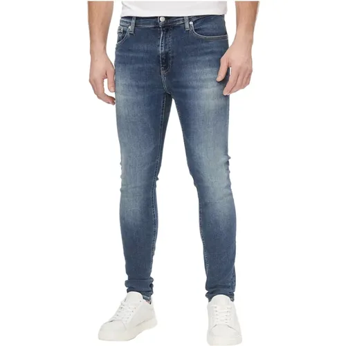 Urban Blaue Denim Jeans , Herren, Größe: W33 - Calvin Klein - Modalova