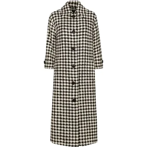 Houndstooth Trench Coat - Dolce & Gabbana - Modalova