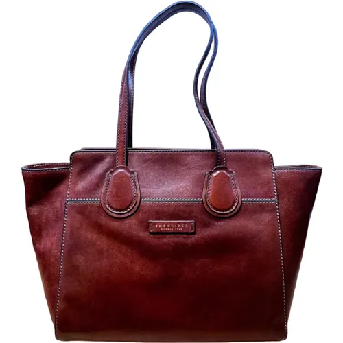 Leather Shoulder Bag , female, Sizes: ONE SIZE - The Bridge - Modalova