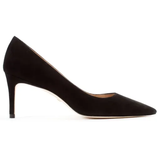 Suede Heeled Decolleté , female, Sizes: 6 UK - Stuart Weitzman - Modalova