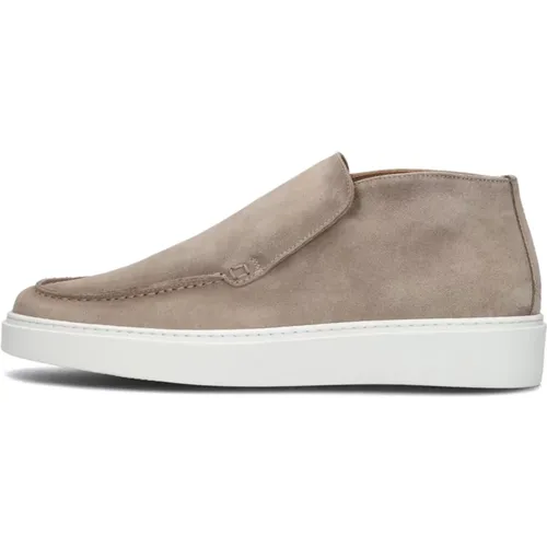 Herren Slip-Ons Taupe Stylische Schuhe - GIORGIO - Modalova