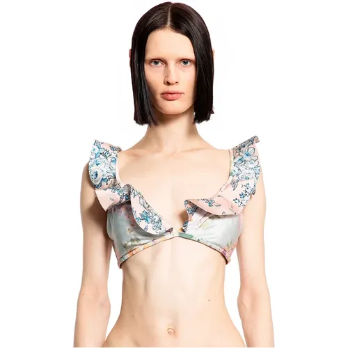 Frilled Triangle Bra , female, Sizes: L, XS - Zimmermann - Modalova