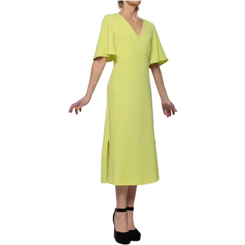 Whist Long Dress with V-Neck , female, Sizes: M, L - Marella - Modalova