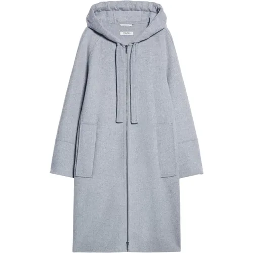 Handmade Wool Hooded Coat , female, Sizes: XS, 2XS - Max Mara - Modalova