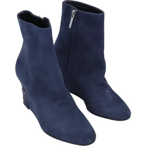 Pre-owned Suede boots , female, Sizes: 3 UK - Dior Vintage - Modalova