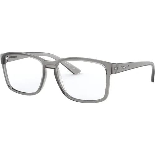 Transparent Graue Brillenfassungen Dirkk , unisex, Größe: 55 MM - Arnette - Modalova
