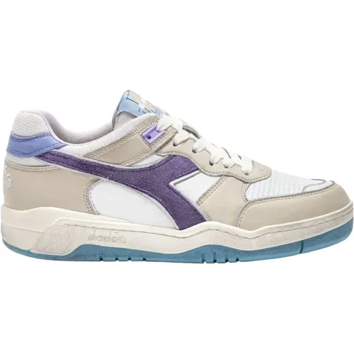 Niedrige Unisex-Sneaker aus Synthetikleder , Damen, Größe: 40 EU - Diadora - Modalova