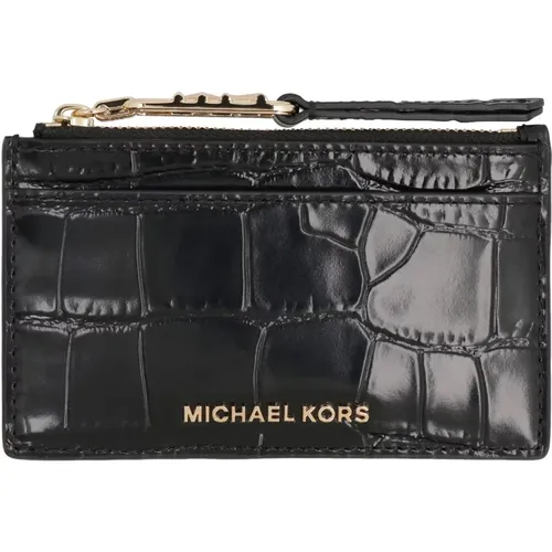 Croco-Print Kartenhalter mit Münzportemonnaie - Michael Kors - Modalova