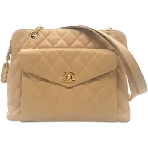 Pre-owned Leather chanel-bags , female, Sizes: ONE SIZE - Chanel Vintage - Modalova