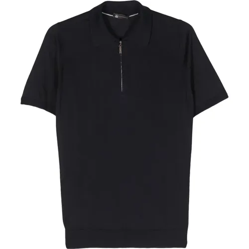 Luxury Silk Polo Shirt , male, Sizes: L, 4XL, XL, 2XL - Colombo - Modalova