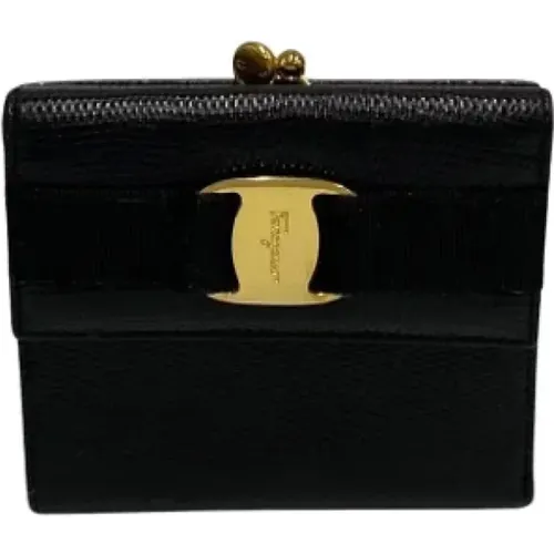 Pre-owned Leather wallets , female, Sizes: ONE SIZE - Salvatore Ferragamo Pre-owned - Modalova