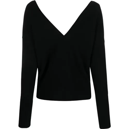 Deep V-neck Sweater , female, Sizes: 2XS - Federica Tosi - Modalova