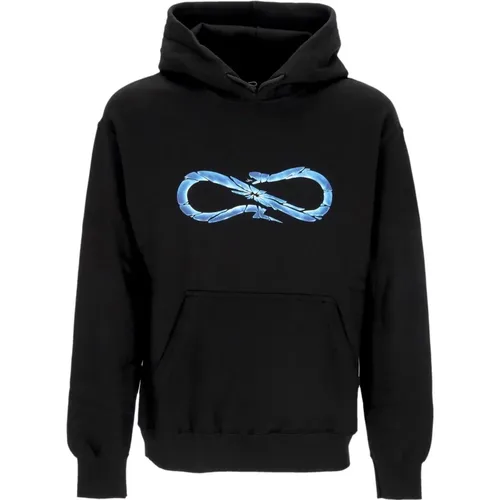 Schwarzer Logo Hoodie mit Kängurutasche , Herren, Größe: XS - Propaganda - Modalova