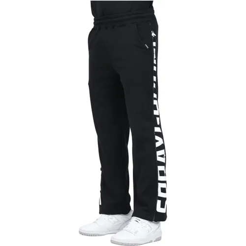 Schwarze Sportliche Reißverschluss-Sweatpants , Herren, Größe: M - SPRAYGROUND - Modalova