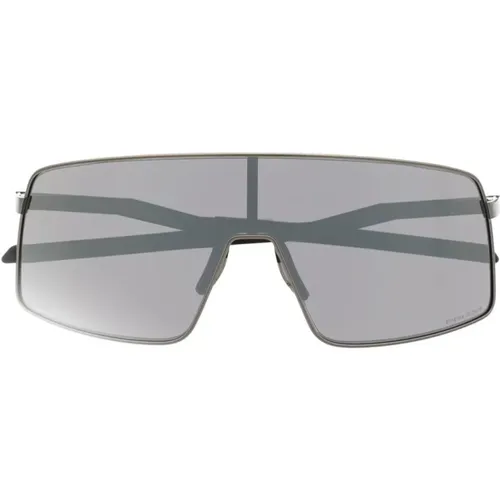 Square Frame Grey Sunglasses Prizm Lens , unisex, Sizes: ONE SIZE - Oakley - Modalova