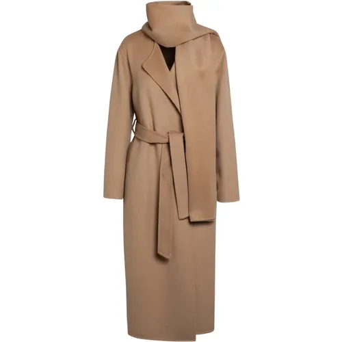 Single-Breasted Coat , female, Sizes: S, M, L - P.a.r.o.s.h. - Modalova