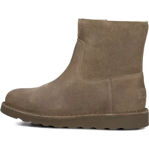 Wildleder Stiefeletten Mia Zip , Damen, Größe: 37 EU - Shabbies - Modalova