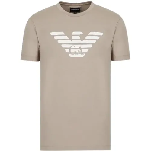 Iconic Logo Herren T-Shirt , Herren, Größe: XL - Emporio Armani - Modalova