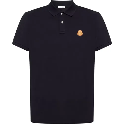 Polo shirt with logo , male, Sizes: L - Moncler - Modalova