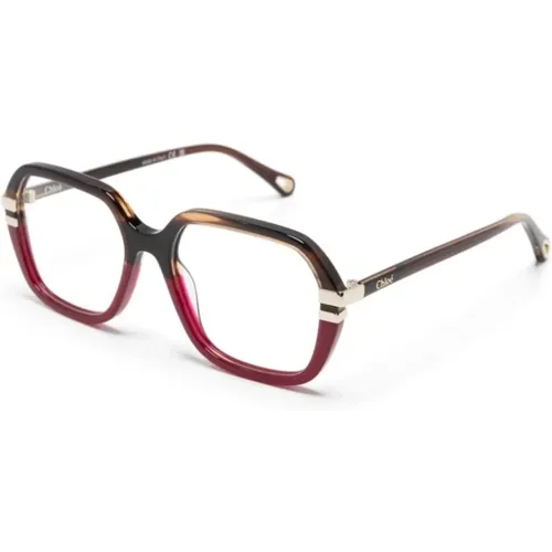 Havana Optical Frame, versatile and stylish , female, Sizes: 53 MM - Chloé - Modalova