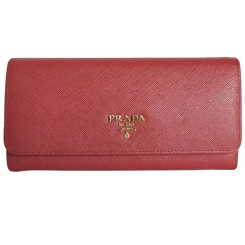 Pre-owned Leather wallets , female, Sizes: ONE SIZE - Prada Vintage - Modalova